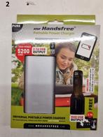 Powerbank MrHandsFree 5200mah met autolader, Ophalen, Nieuw, Mrhandsfree