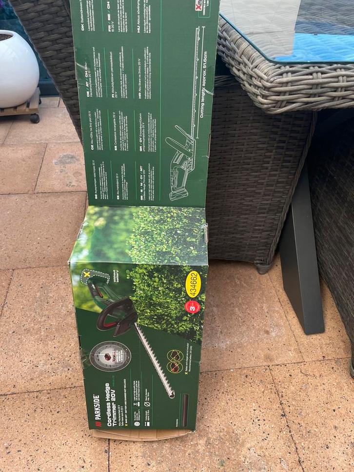 Parkside Accu Heggenschaar 20V - Nieuw in doos!, Tuin en Terras, Heggenscharen, Nieuw, Accu, Ophalen of Verzenden