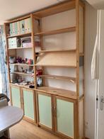 Lundia original boekenkast / commode kast, Huis en Inrichting, Kasten | Boekenkasten, Ophalen, 200 cm of meer, Glas, Neutraal