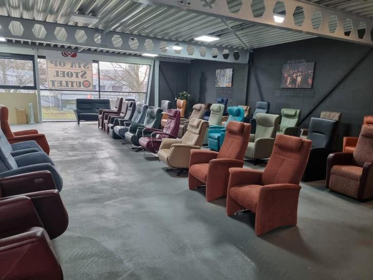 Staopstoel Collectie van Staopstoeloutlet Bezorging mogelijk, Huis en Inrichting, Fauteuils, Zo goed als nieuw, Leer, Stof, Overige materialen