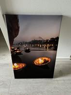Mooi canvas doek van kaarsen, Ophalen of Verzenden