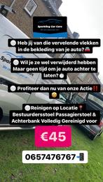 Vlekken verwijderen op locatie €45, Diensten en Vakmensen, Auto en Motor | Monteurs en Garages, Overige werkzaamheden