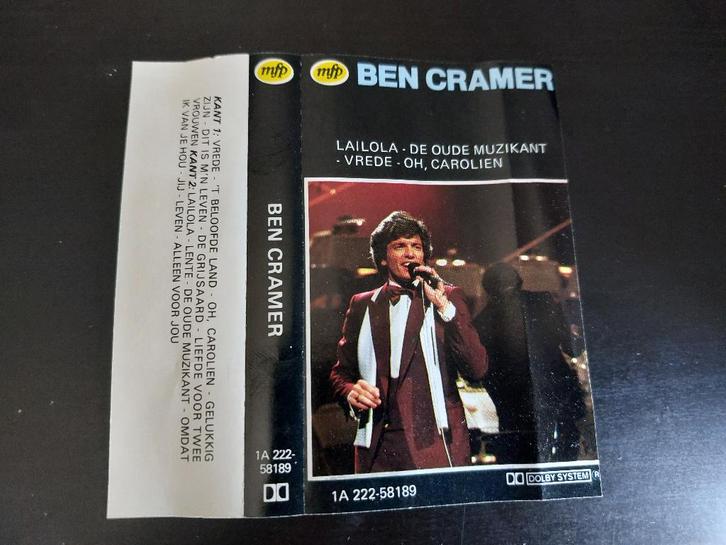 BEN CRAMER - BEN CRAMER (CASSETTEBANDJE), Cd's en Dvd's, Cassettebandjes, Zo goed als nieuw, Origineel, Nederlandstalig, 1 bandje
