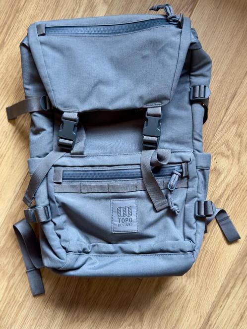 Topo Designs Rover Pack Tech (charcoal • 24,3 l), Sieraden, Tassen en Uiterlijk, Tassen | Rugtassen, Zo goed als nieuw, Overige merken