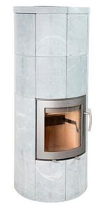 Vrijstaande houtkachel van het Deense merk Lotus, model M2, Huis en Inrichting, Kachels, Ophalen, Houtkachel, Zo goed als nieuw