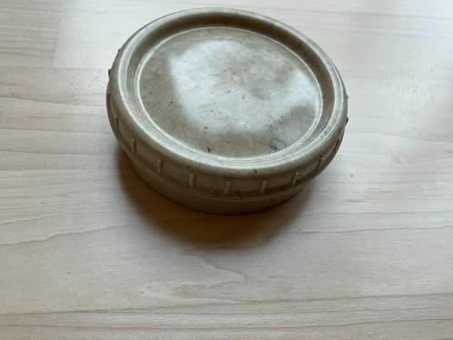 Parelmoer/lichtbruine wehrmacht “fettbuchse”(boterdoos), Verzamelen, Militaria | Tweede Wereldoorlog, Duitsland, Verzenden