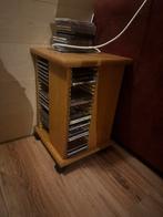 Cd kast exclusief cd’s, Ophalen, Gebruikt, Hout, Cd's