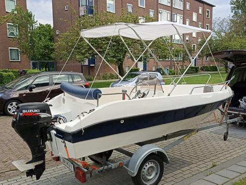 Console/Vis/Tour motorboot Myzyk/Topcraft, Watersport en Boten, Vis- en Consoleboten, Zo goed als nieuw, 10 tot 30 pk, 3 tot 6 meter