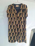 zijde fluwelen tee dress Avoca Anthology oversized medium, Ophalen of Verzenden, Gedragen, Maat 38/40 (M), Geel