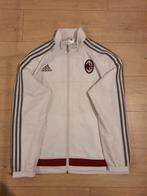 Adidas AC MILAN vest trainingsjack maat L Z.G.A.N, Maat 52/54 (L), Wit, Ophalen of Verzenden, Zo goed als nieuw