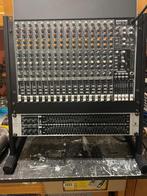 Mackie 1604 VLZ3 mengpaneel, staand 19” Rack en Behringer EQ, Muziek en Instrumenten, Ophalen, Gebruikt, 10 tot 20 kanalen, Microfooningang