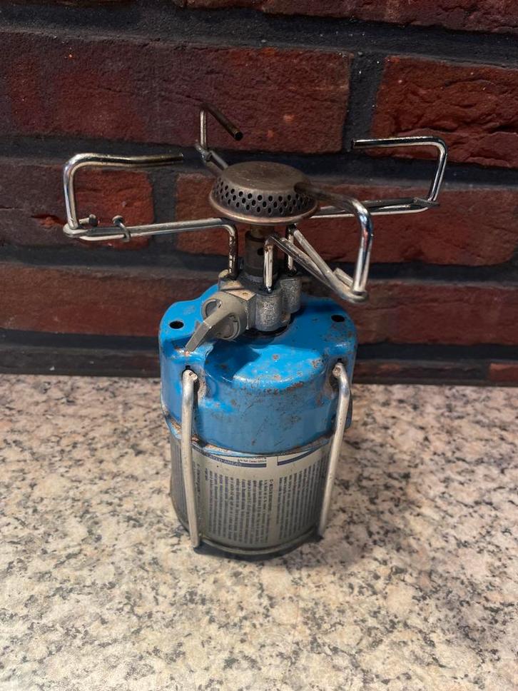 Campingaz brander + gebruikte fles + nieuwe fles, Caravans en Kamperen, Kampeeraccessoires, Gebruikt, Ophalen