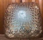 Vintage amberkleurige Arlux plafonnière., Huis en Inrichting, Lampen | Plafondlampen, Ophalen of Verzenden, Zo goed als nieuw