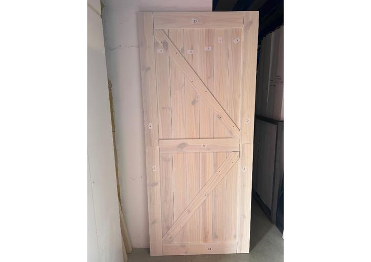 SHOWROOM UITVERKOOP barndoor wit 120*29*27.5 cm OPISOP, Doe-het-zelf en Verbouw, Deuren en Horren, Nieuw, Binnendeur, Minder dan 200 cm