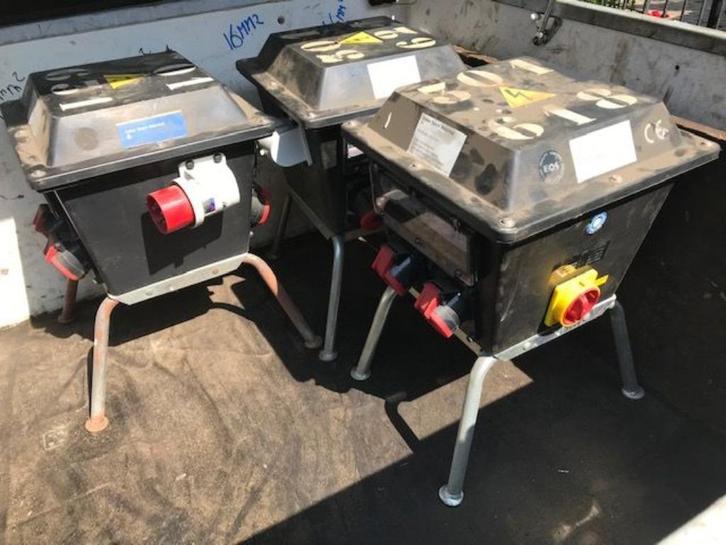 3 x 380 Volt verdeelkastjes i.z.g.st. zwerfkasten, Doe-het-zelf en Verbouw, Elektra en Kabels, Zo goed als nieuw, Overige typen
