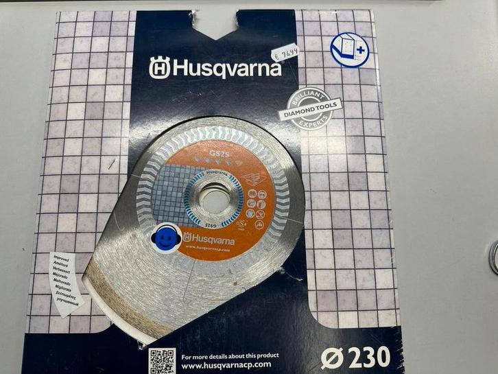Husqvarna GS2S Diamantschijf 230mm - Nieuw!, Doe-het-zelf en Verbouw, Overige Doe-het-zelf en Verbouw, Nieuw, Ophalen of Verzenden