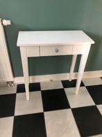 Sidetable wit 70 cm breed 32 cm diep 75 cmhoog, Ophalen, Gebruikt, 50 tot 100 cm, 25 tot 50 cm