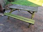 Picknicktafel, Gebruikt, Rechthoekig, Hout, Ophalen