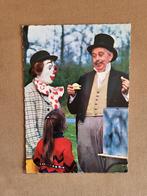 pipo de clown en de dikke deur., Verzamelen, Ansichtkaarten | Themakaarten, Ophalen of Verzenden, 1960 tot 1980, Gelopen, Sterren en Beroemdheden
