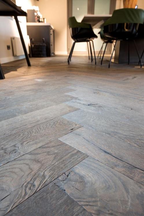Eiken tapis visgraat vloer geplaatst v.a.€ 95,00 all-in, Huis en Inrichting, Stoffering | Vloerbedekking, Nieuw, Parket, 75 m² of meer