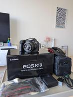 Canon EOS R10 body + RF-S 18-45 mm IS STM kit + Extras, Audio, Tv en Foto, Fotocamera's Digitaal, Ophalen of Verzenden, Zo goed als nieuw