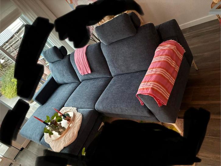 Spiksplinternieuwe bank van Montel, Huis en Inrichting, Banken | Complete zithoeken, Nieuw, Stof, Ophalen