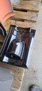 2 st. VHV Vario Mussenpan Zwart verglaasd, Doe-het-zelf en Verbouw, Dakpannen en Dakbedekking, Ophalen, Steen of Klei, Zwart, Nieuw