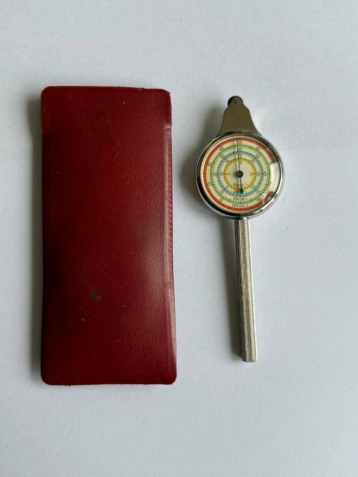 Vintage Curvimeter / Opisometer met Etui ANWB, Antiek en Kunst, Antiek | Gereedschap en Instrumenten, Ophalen of Verzenden