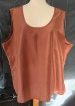 Zgn top, bruin, maat 52, glans, Bruin, Verzenden, Maat 46/48 (XL) of groter, Zo goed als nieuw