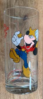 Mickey Mouse Discoveryland Glas, Ophalen of Verzenden, Plaatje of Poster