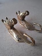 Messing Wandhaken - Paard & Zwaan - Sissy Boy stijl, Huis en Inrichting, Woonaccessoires | Kapstokken, Gebruikt, Wandhaken, Ophalen of Verzenden