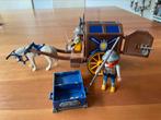 Playmobil koningridders met schatkistkoets, Ophalen of Verzenden, Zo goed als nieuw
