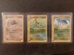 Pokémon - Dugtrio, Metapod & Chikorita - Expedition Base Set, Ophalen, Gebruikt, Meerdere kaarten, Foil