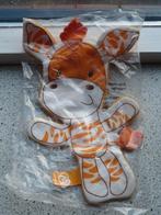 2 X Knisperdoek Zetje Zebra zebrapaard van CZ oranje velours, Kinderen en Baby's, Speelgoed | Knuffels en Pluche, Ophalen of Verzenden