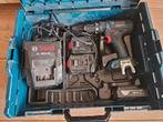 Bosch GSB 18-2-LI Defect + 3 Accu's & Lader, Doe-het-zelf en Verbouw, Ophalen of Verzenden, Gebruikt, Boor- en Schroefmachine