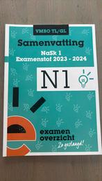 Samenvatting examen NaSk 1 VMBO TL/GL, Verzenden, Zo goed als nieuw, VMBO