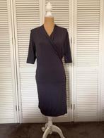 MarcCain jersey jurk maat 38 grijs tricot, Maat 38/40 (M), Ophalen of Verzenden, Zo goed als nieuw, Knielengte