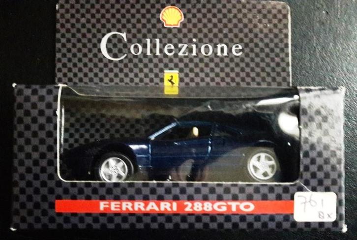 Shell Collezione Ferrari 288 GTO blauw, Hobby en Vrije tijd, Modelauto's | Overige schalen, Nieuw, Auto, Ophalen of Verzenden