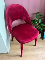 Velvet roze stoel, Huis en Inrichting, Stoelen, Ophalen of Verzenden, Zo goed als nieuw, Overige kleuren, Eén