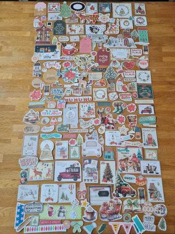  Kerst knutselpakket, kaarten, scrapbook, Bulletjournal beschikbaar voor biedingen