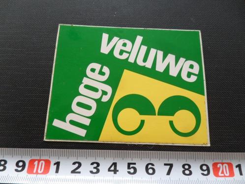 sticker Hoge Veluwe, Verzamelen, Stickers, Zo goed als nieuw, Bedrijf of Vereniging, Ophalen