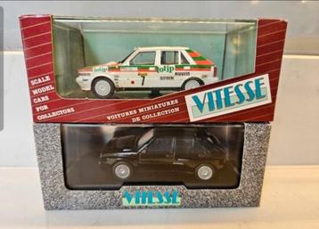 2x Lancia Delta Vitesse - Rally & Zwart beschikbaar voor biedingen