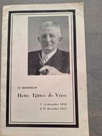 Hette Tjittes de Vries., Ophalen of Verzenden