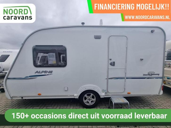 Sprite alpine diamond anniversary 440 MOVER + ENKELE BEDDEN, Caravans en Kamperen, Caravans, Bedrijf, tot en met 2, 750 - 1000 kg