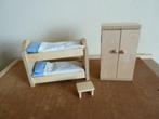 Stapelbedje met Kast en Krukje voor Poppenhuis, Ophalen of Verzenden, Nieuw, Overige typen