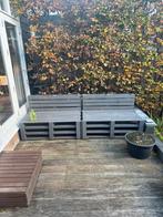 Pallet Bankjes - Tuin/Balkon, Tuin en Terras, Ophalen, Gebruikt, Hout
