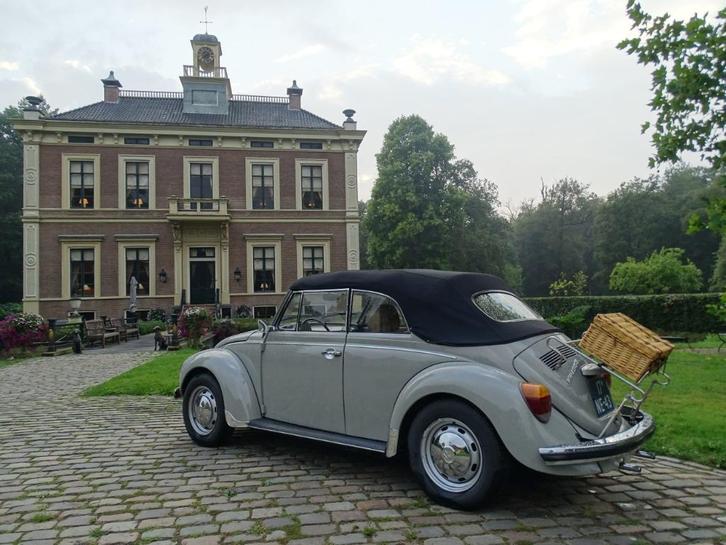 Volkswagen Kever Cabrio uit 1976 huren, Diensten en Vakmensen, Verhuur | Auto en Motor, Personenauto, Trouwauto