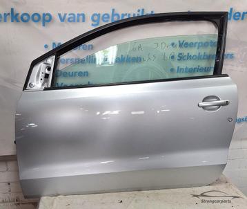 Deur Portier VW Polo 6R links 3 Deurs Kleurcode LA7W complee beschikbaar voor biedingen