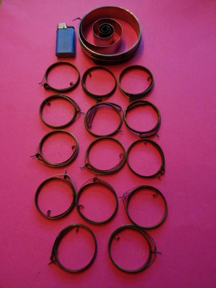 15 x oude metalen klok slingers klok gewichten klokslinger, Antiek en Kunst, Antiek | Klokken, Ophalen of Verzenden