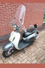 Benzhou 50 Retro Scooter - Blauw Kenteken, Ophalen, Gebruikt, Benzine, Overige merken